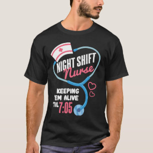 Camiseta Enfermeira do turno da noite Enfermando o humor ho
