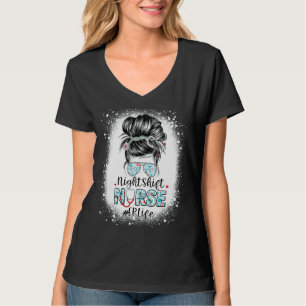 Camiseta Enfermeira do turno da noite Er Life Messaging Ste