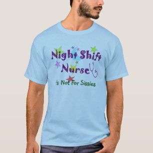 Camiseta Enfermeira do turno da noite NÃO PARA MARIQUINHAS