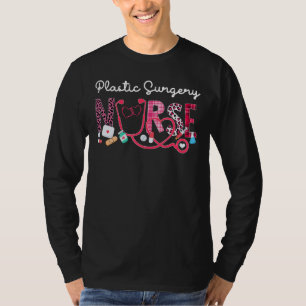 Camiseta Enfermeira do turno da noite Xadrez leopardo ama S