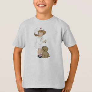 Camiseta Enfermeira do vintage com t-shirt e presentes do f