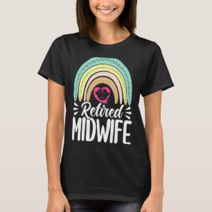Camiseta Enfermeira, dona de parteira, trabalhadora aposent