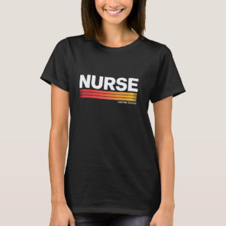 Camiseta Enfermeira Edição Limitada Aposentadoria Avô Mulhe