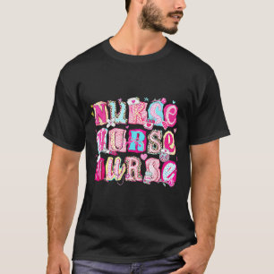 Camiseta Enfermeira Elegante do Dia dos Namorados Stethosco