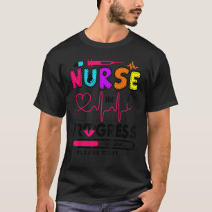 Camiseta Enfermeira Em Progresso Enfermeira Enfermagem Di