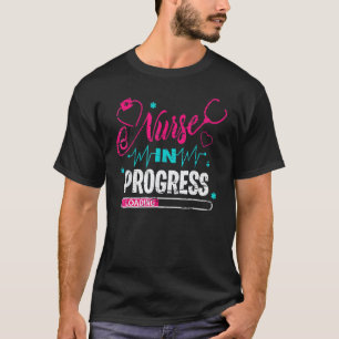 Camiseta Enfermeira Em Progresso Enfermeira Engraçada Escol