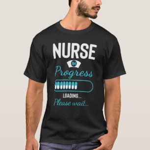 Camiseta Enfermeira Em Progresso Futuro Enfermeira