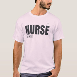 Camiseta Enfermeira em Serviço | Design Moderno de Enfermag