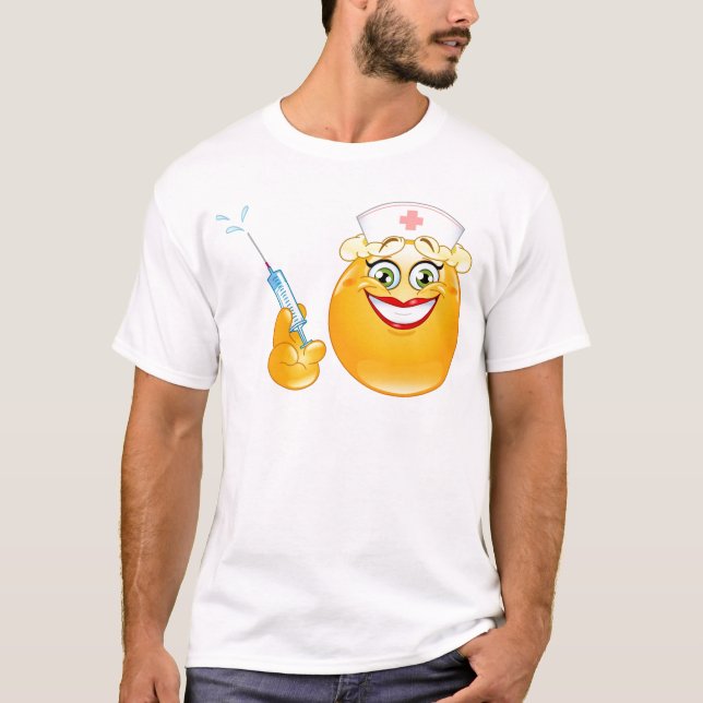 Camiseta enfermeira emoji (Frente)