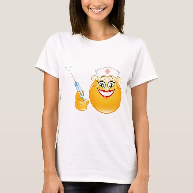 Camiseta enfermeira emoji (Frente)