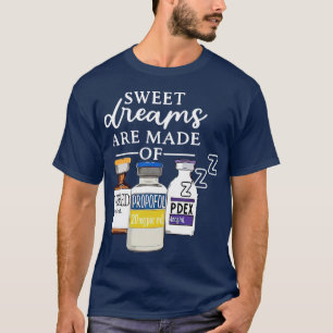 Camiseta Enfermeira Encantadora Engraçada Faz Sonhos Doces