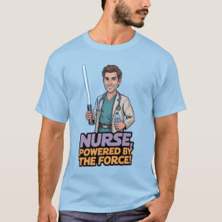Camiseta Enfermeira Energizada pela Força