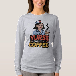 Camiseta Enfermeira Energizada por Café