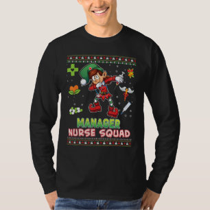 Camiseta Enfermeira Enfermeira Dabbing Elf Christmas Sweate