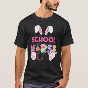 Camiseta Enfermeira Enfermeira de Páscoa Coelhinha Enfermei