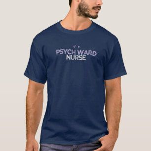 Camiseta Enfermeira Enfermeira de Psicharia Colorida Engraç