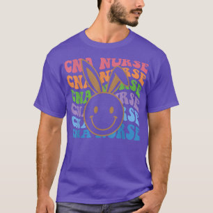 Camiseta Enfermeira Enfermeira Dia Páscoa Coelhinhos Corres