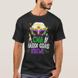 Camiseta Enfermeira Enfermeira Enfermeira Mask Mardi Gras C
