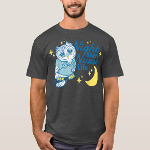 Camiseta Enfermeira Enfermeira Engraçada Coruja Engraçada M