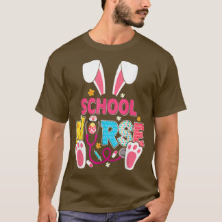 Camiseta Enfermeira Enfermeira Engraçada Páscoa de Bunnies 