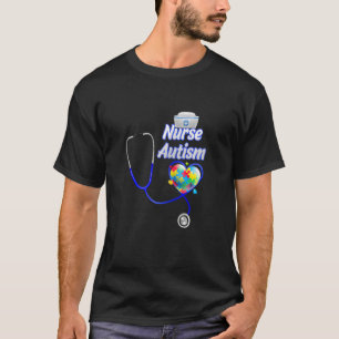 Camiseta Enfermeira Enfermeira Entusiasmo Quebra-cabeça Ste