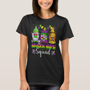 Camiseta Enfermeira Enfermeira Gnomos Esquadrão Tripulação