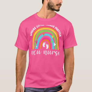 Camiseta Enfermeira Enfermeira Nurna Neonatal Mulheres Cute