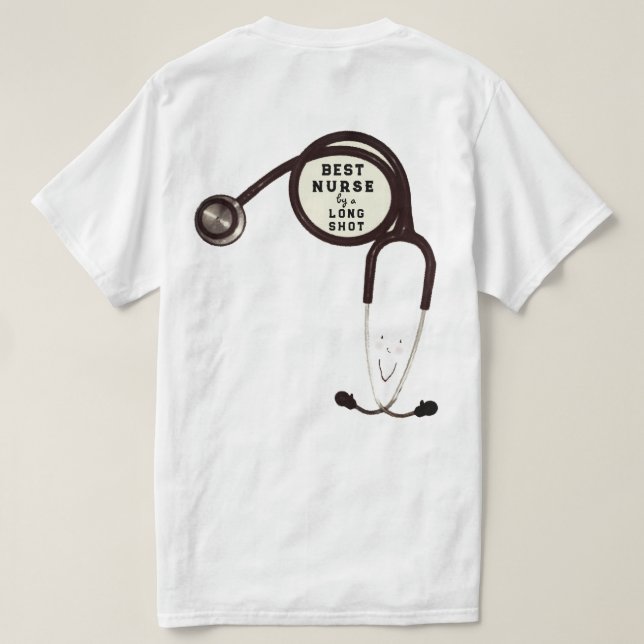 Camiseta Enfermeira Engraçada (Verso do Design)