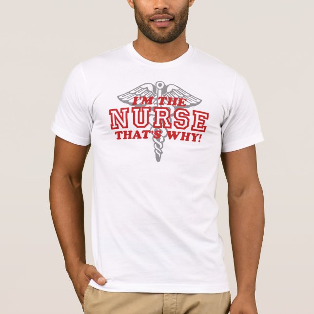 Camiseta Enfermeira Engraçada (Frente)