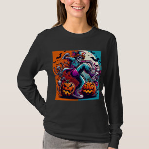 Camiseta Enfermeira engraçada de Halloween dançando