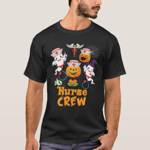 Camiseta Enfermeira Equipe Esquadrão Boca-Tropa Pumpkin Gho