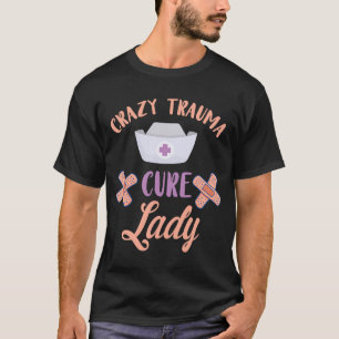 Camiseta Enfermeira ER Cure Lady Emergência Médica Enfermei