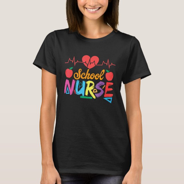 Camiseta enfermeira escolar 4 (Frente)