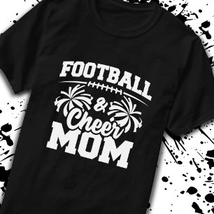 Camiseta Enfermeira escolar - A animadora de futebol Mãe