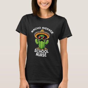 Camiseta Enfermeira Escolar Não Média Fofa Escola de Enferm
