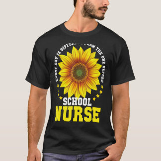 Camiseta Enfermeira Escolar Todos Os Dias É Diferente Do Di
