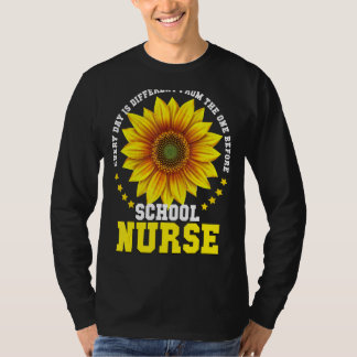 Camiseta Enfermeira Escolar Todos Os Dias É Diferente Do Di