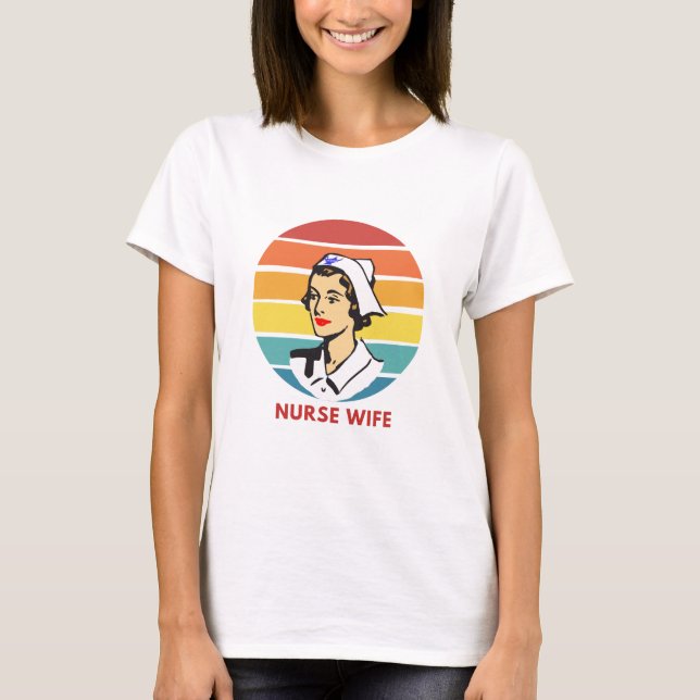 Camiseta Enfermeira Esposa (Frente)