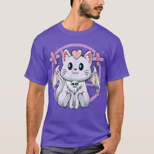 Camiseta Enfermeira estética do Gótico Kawaii Pastel Creepy