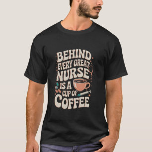 Camiseta Enfermeira excelente É Xícara De Café Médica RN Nu