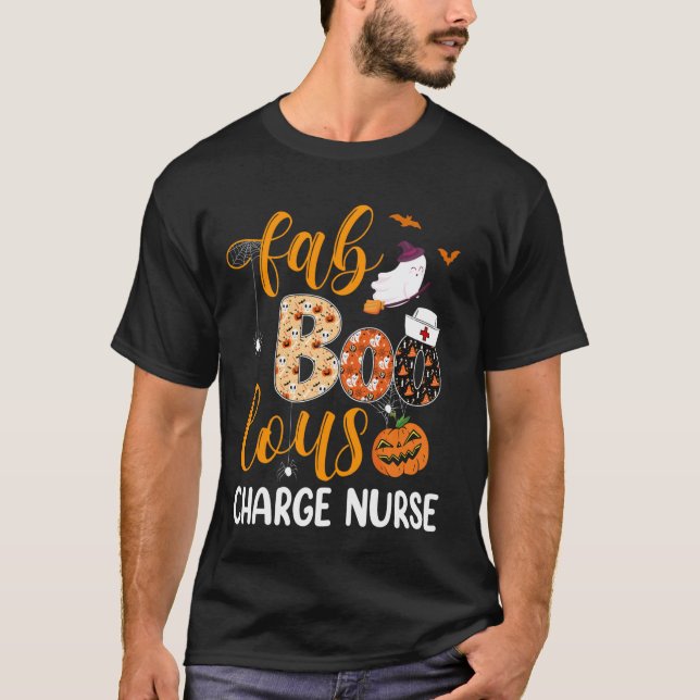 Camiseta Enfermeira Fabulosa Costume Faboolous Charge Hall (Frente)