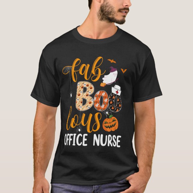 Camiseta Enfermeira Fabulosa Costume Faboolous Office Nurse (Frente)