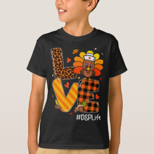 Camiseta Enfermeira Fall Dsp Enfermeira Turquia Dia de Ação