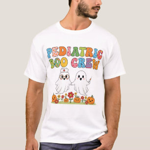 Camiseta Enfermeira Fantasma Enfermeira Pediátrica Boo