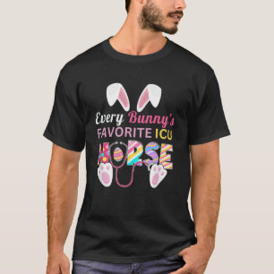 Camiseta Enfermeira favorita da UTI de cada coelhinho camis