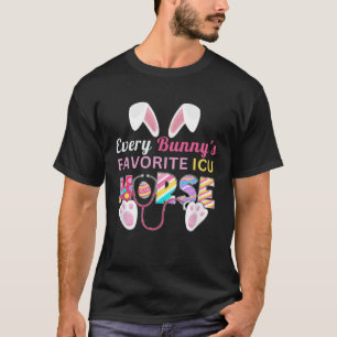 Camiseta Enfermeira favorita da UTI de cada coelhinho camis