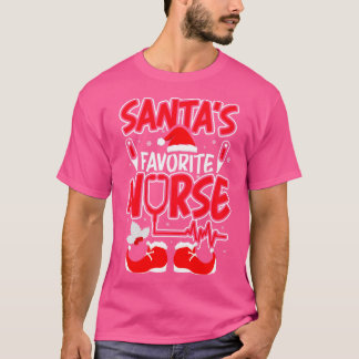 Camiseta Enfermeira favorita Enfermeira Natal Menino