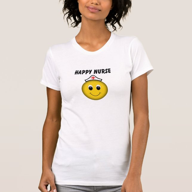 Camiseta Enfermeira Feliz (Frente)