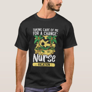 Camiseta Enfermeira Férias Enfermagem Fora do Dever Medicin