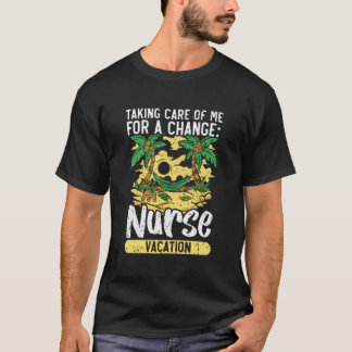 Camiseta Enfermeira Férias Enfermagem Fora do Dever Medicin